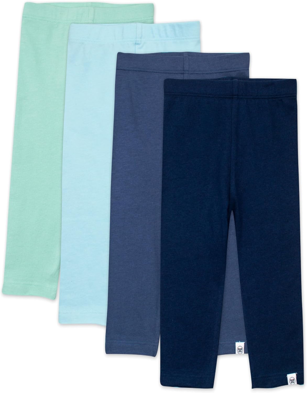 Organic Cotton Leggings for Infant Girls - 4-Pack Essentials