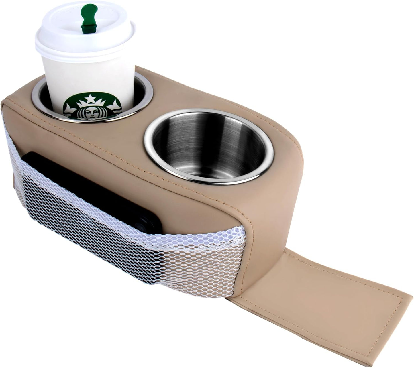 Pontoon Cup Holder for Boats, RVs, and Cars - Double Drink Holder