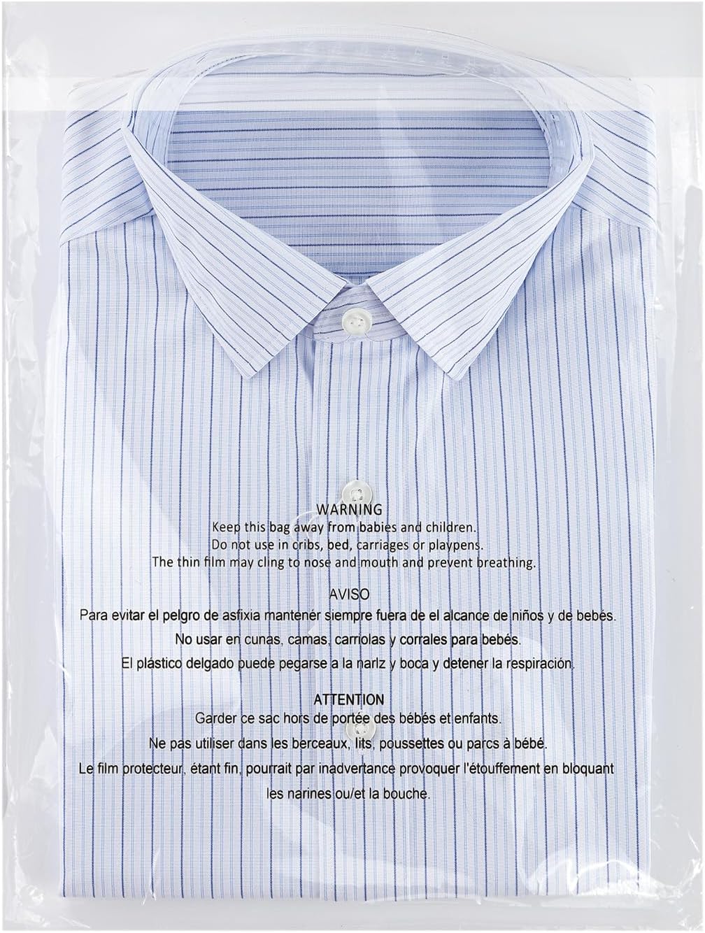 Clear Poly Bags 10in x 13in - 1000 Count Resealable Adhesive