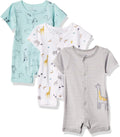 Carter's 3-Pack Snap-up Rompers - Easy Dressing