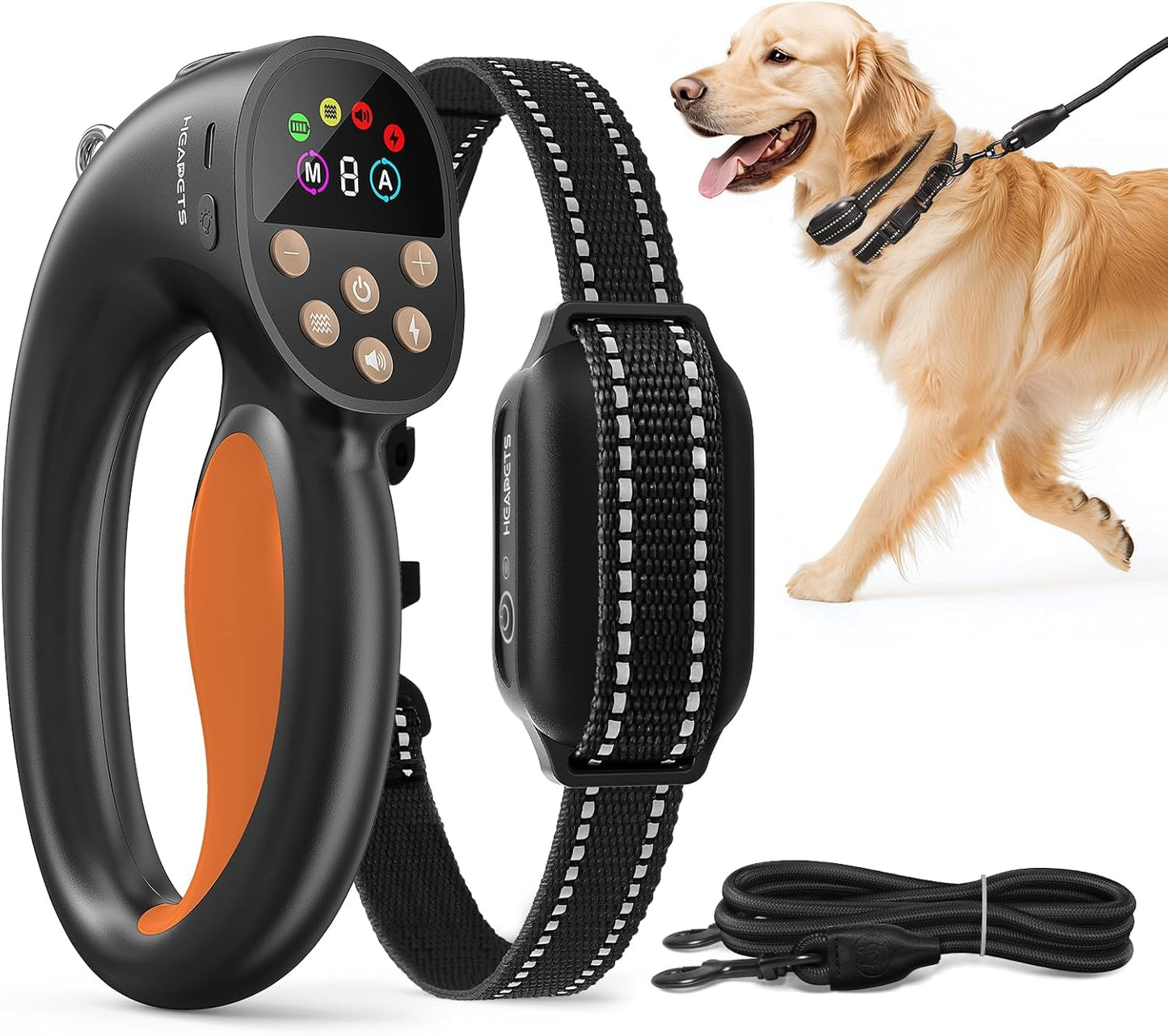 Anti-Tugging Dog Training Collar with Remote Control Features
