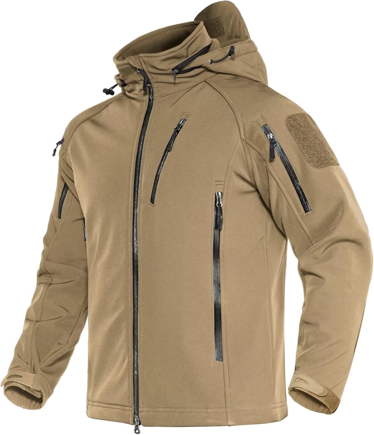 Water-Resistant Ski Jacket - 8 Pockets, Fleece Lined