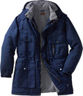 Ultimate Warmth: Boulder Creek Men's Big and Tall Fleece Parka