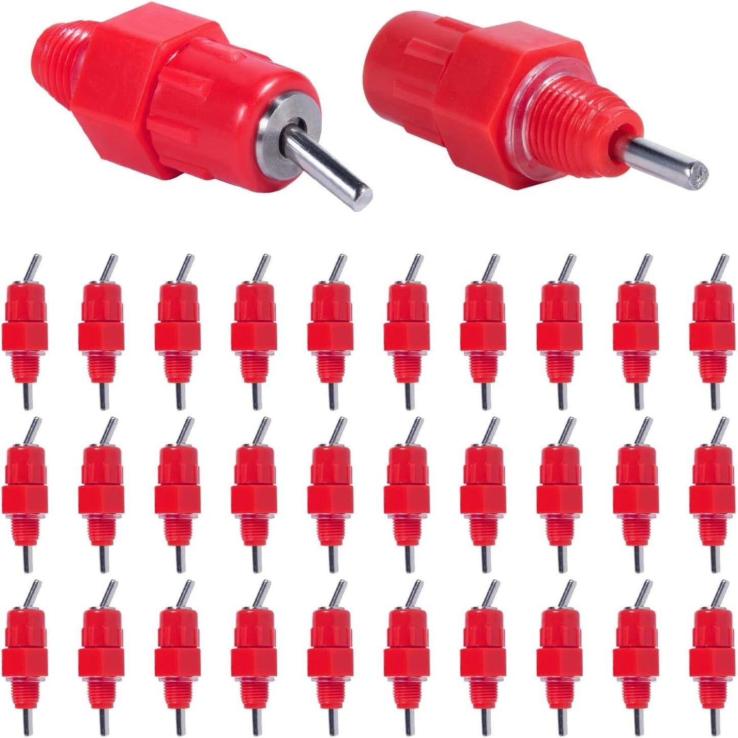 KISEER 30 Pack Automatic Chicken Waterer - Mess-Free Feeding Solution