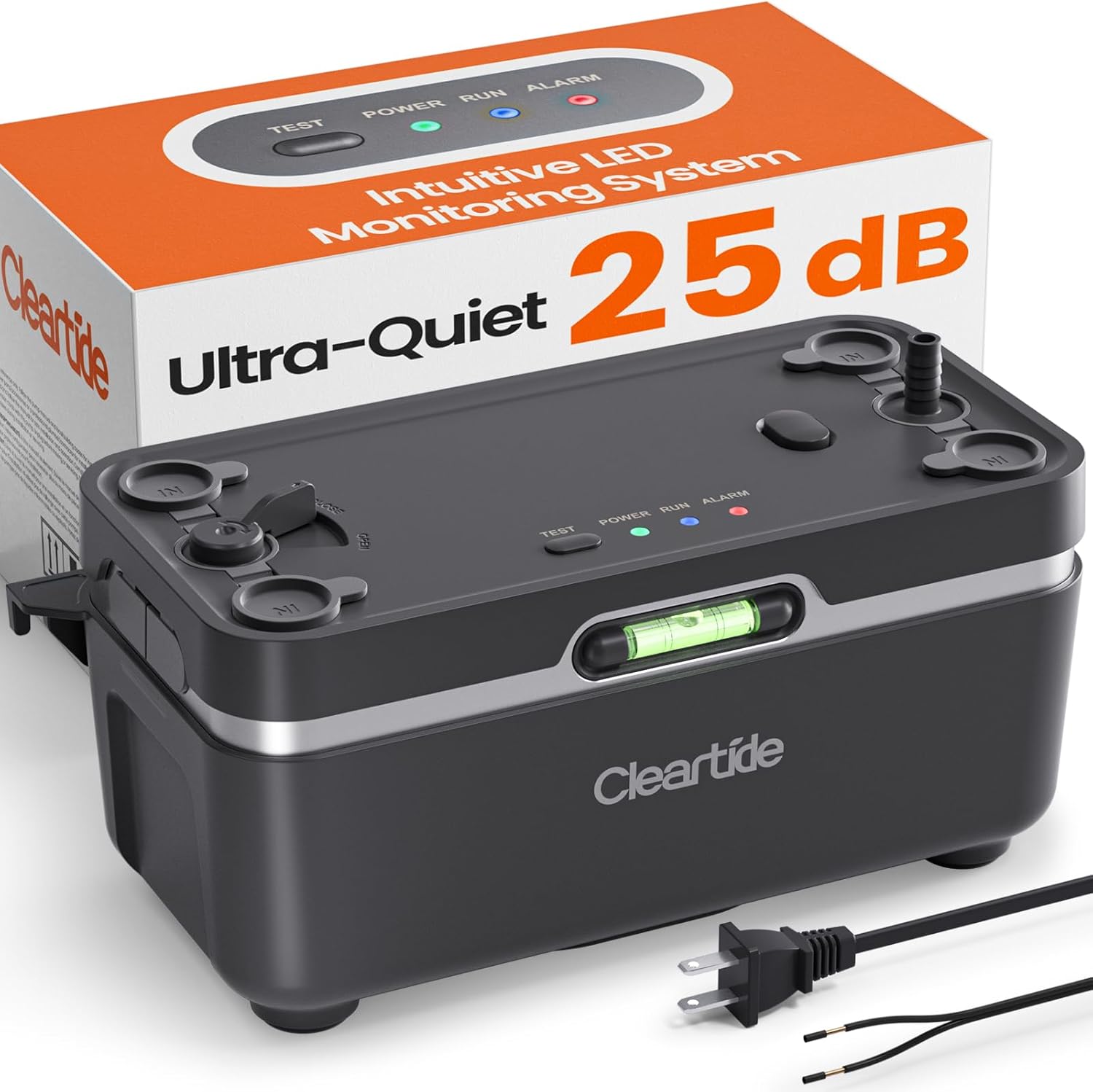 Cleartide Condensate HVAC Pump: Ultra-Quiet 25dB Performance