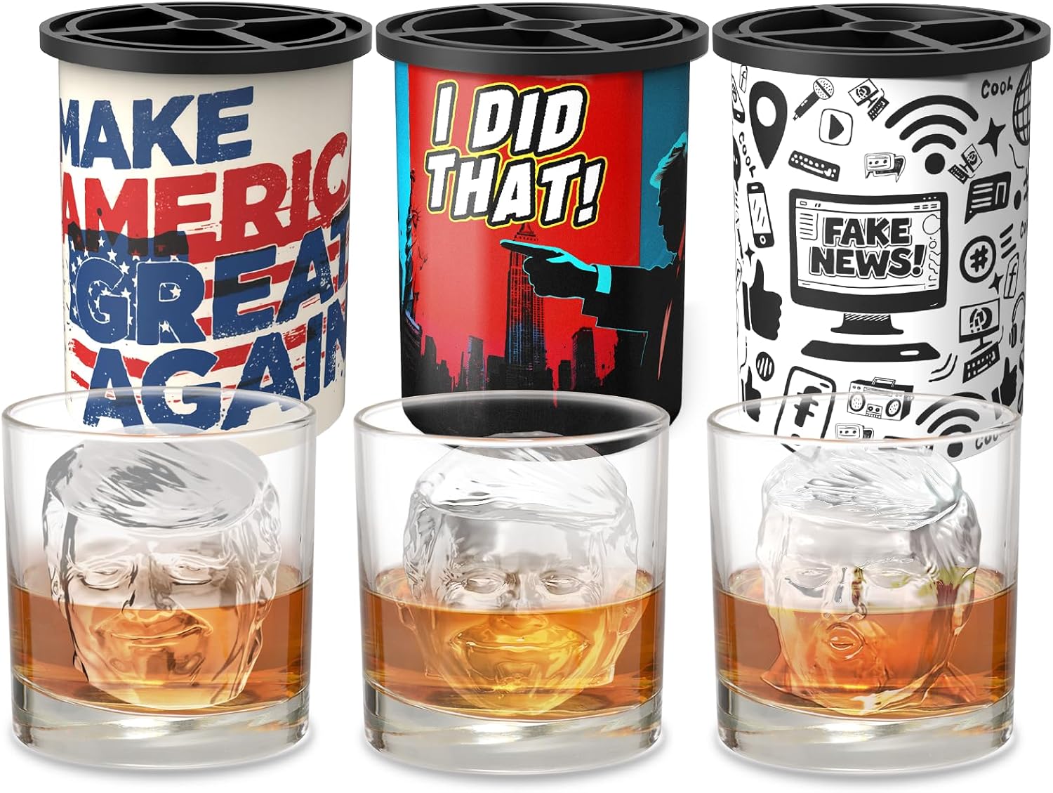 Clear Ice Cube Maker - Premium Whiskey Ice Mold for Cocktails