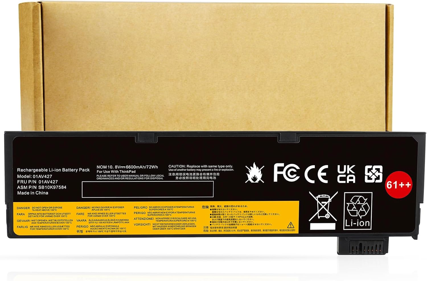 T480 T470 Laptop Battery Replacement for Lenovo Thinkpad Series