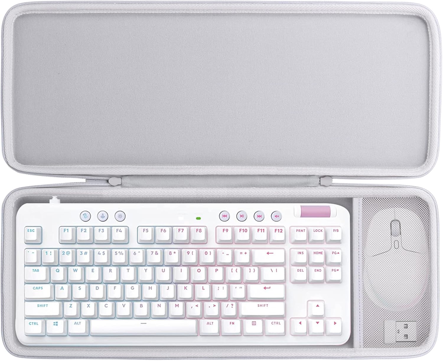 co2CREA Hard Case for Logitech G713 G715 Keyboard & G705 Mouse