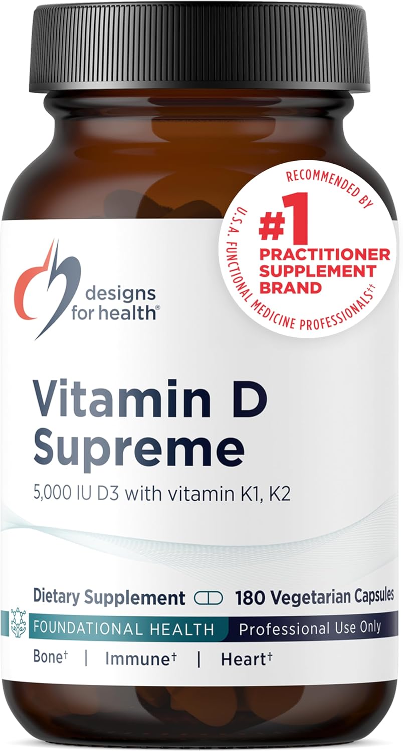 Vitamin D Supreme with K2 for Bone Health & Immune Support