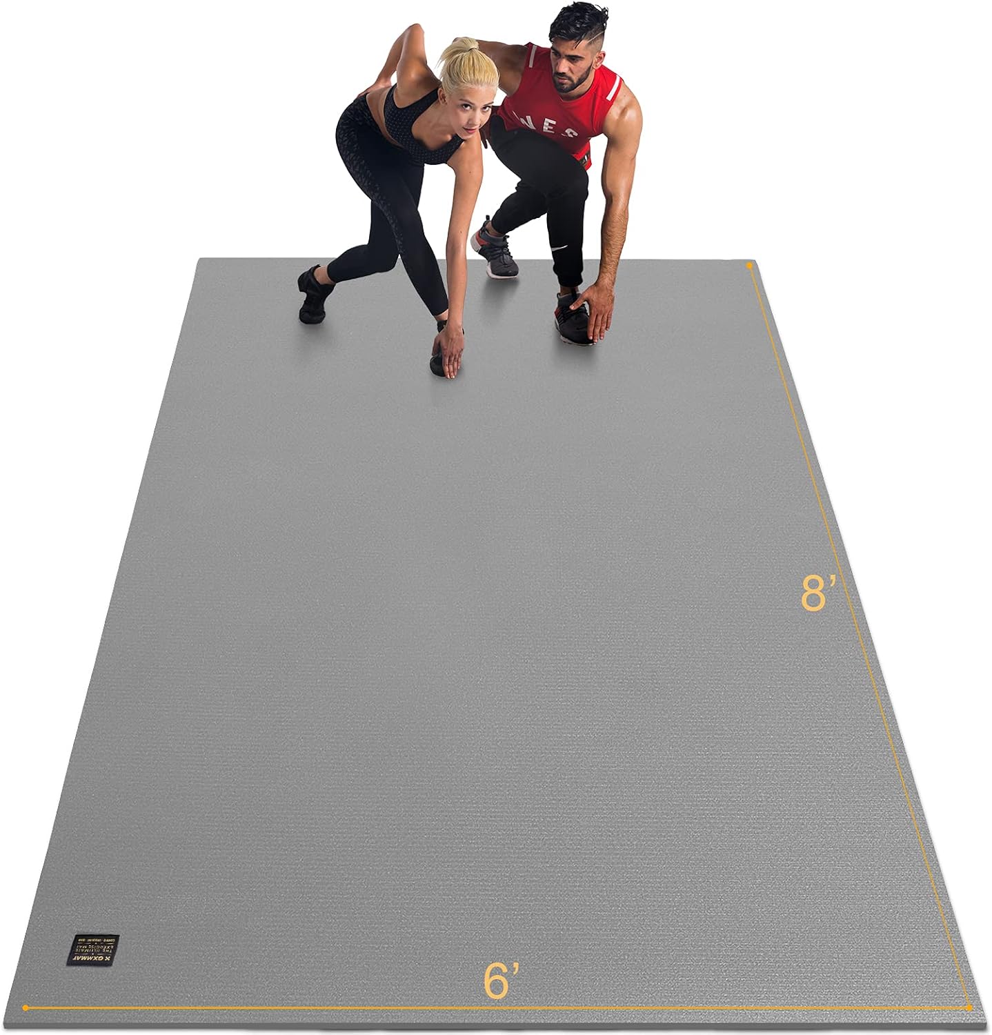 GXMMAT Extra Large Exercise Mat for Home Gym Workouts