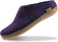 Glerups 100% Wool Mix Slipper with Leather Sole - Cozy Indoor Slip-on