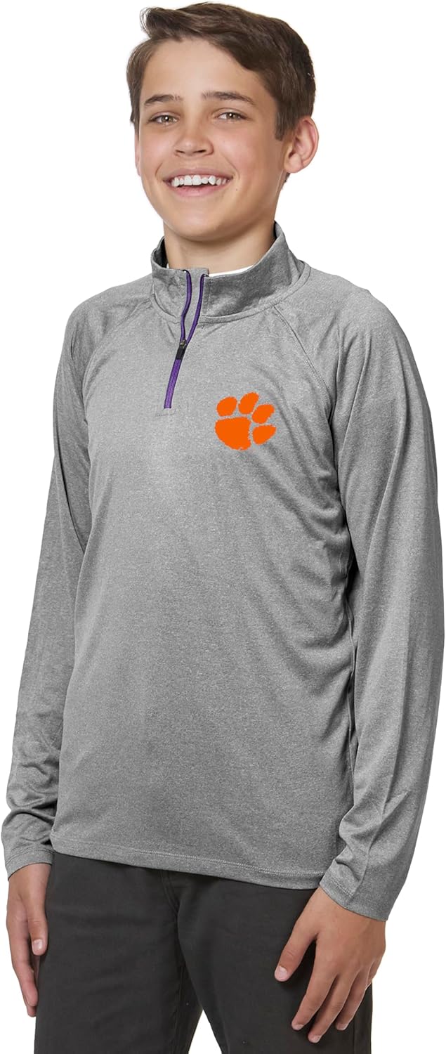 Little King NCAA Youth Boys 1/4 Zip Pullover Wind Shirt Review