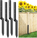4PCS Heavy Duty Fence Post Repair Kit for Wooden Support