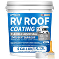 RV Roof Coating White 4 Gallon for Waterproof Flexible Sealant