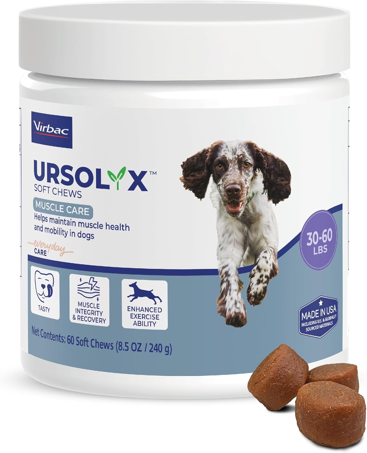 URSOLYX Soft Chews for Dogs - Muscle Health Support for All Sizes