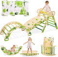 Wingyz 8-in-1 Pikler Triangle Set with Cushion - Montessori Climber