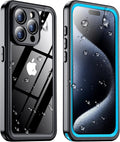 Temdan iPhone 15 Pro Waterproof Case - Full Body Protection