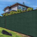 Privacy Fence Screen 5 ft x 16 ft Green Shade Cloth - Durable Outdoor