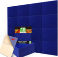 18 Pack Acoustic Panels 12in x 12in x 0.4in - Self-Adhesive Sound