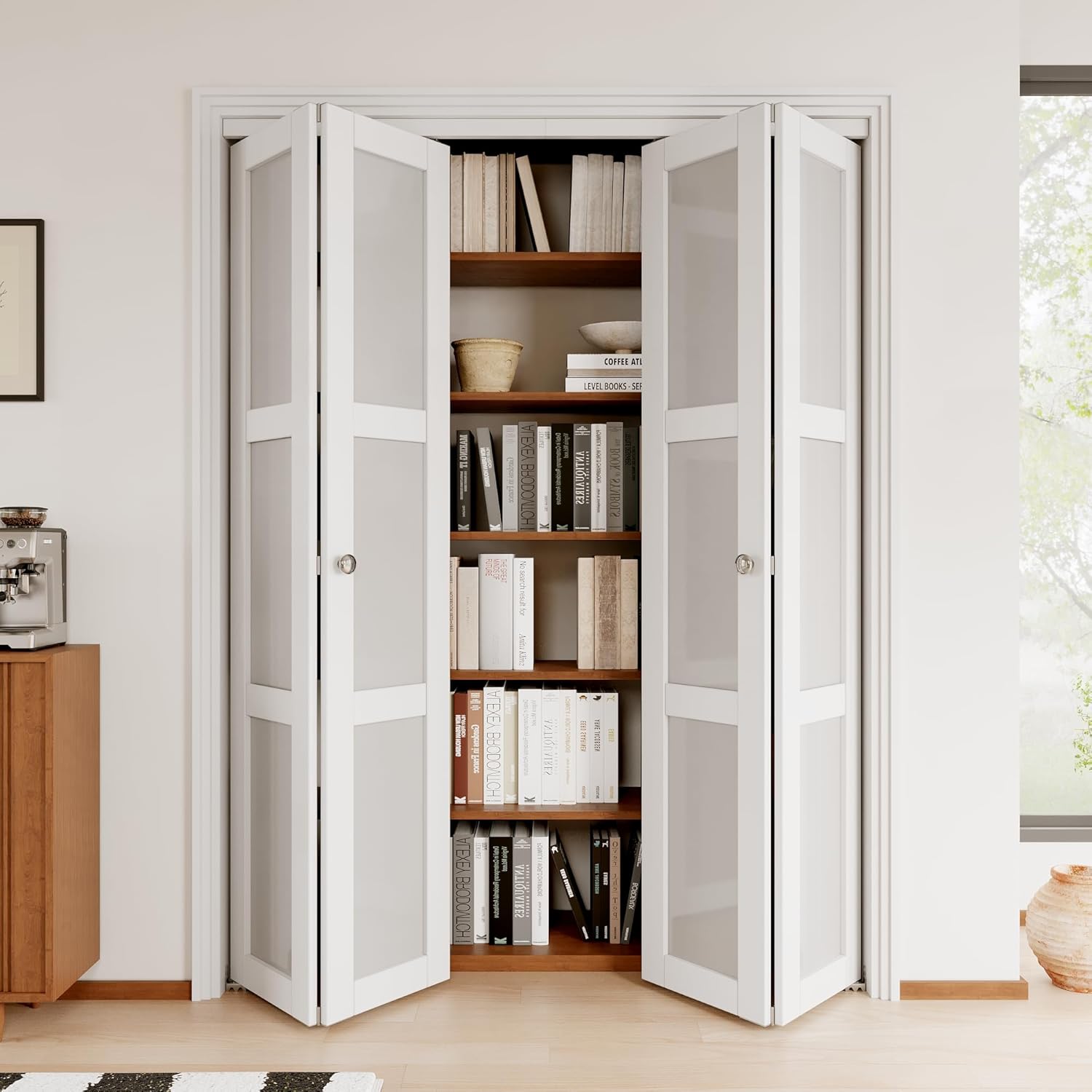 Bifold Doors with Frosted Glass for Stylish Home Interiors