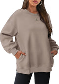 Womens Oversized Sweatshirt Crewneck Fleece Pullover - Cozy Fit