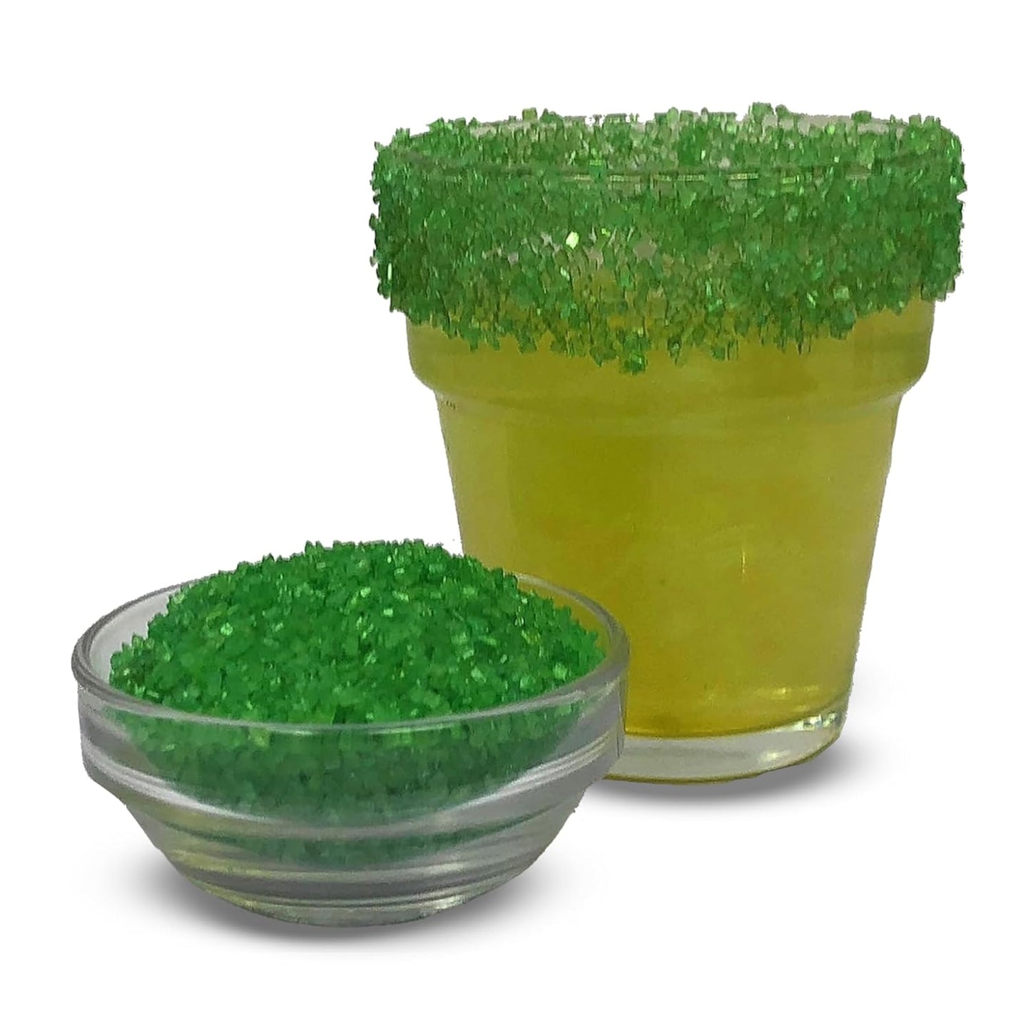 Holly Green Cocktail Sugar Rimmer for Vibrant Drink Presentation