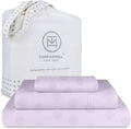 Threadmill Cotton Twin XL Sheet Set - Soft Damask Jacquard Sateen