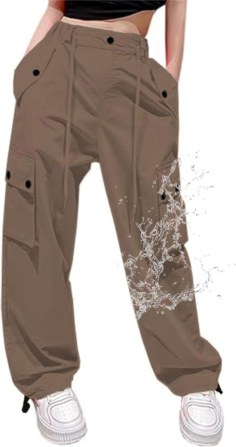 Cromoncent Cargo Pants for Girls & Women - Y2K Style Rave Wear