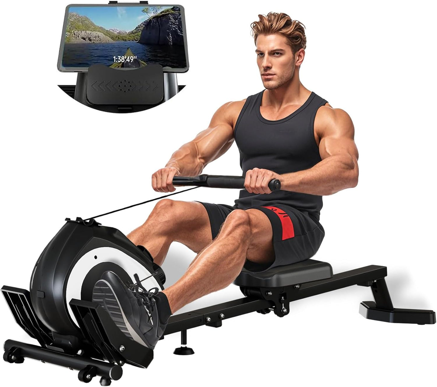 UPREIGN Magnetic Rowing Machine - Sculpt & Burn Fat!