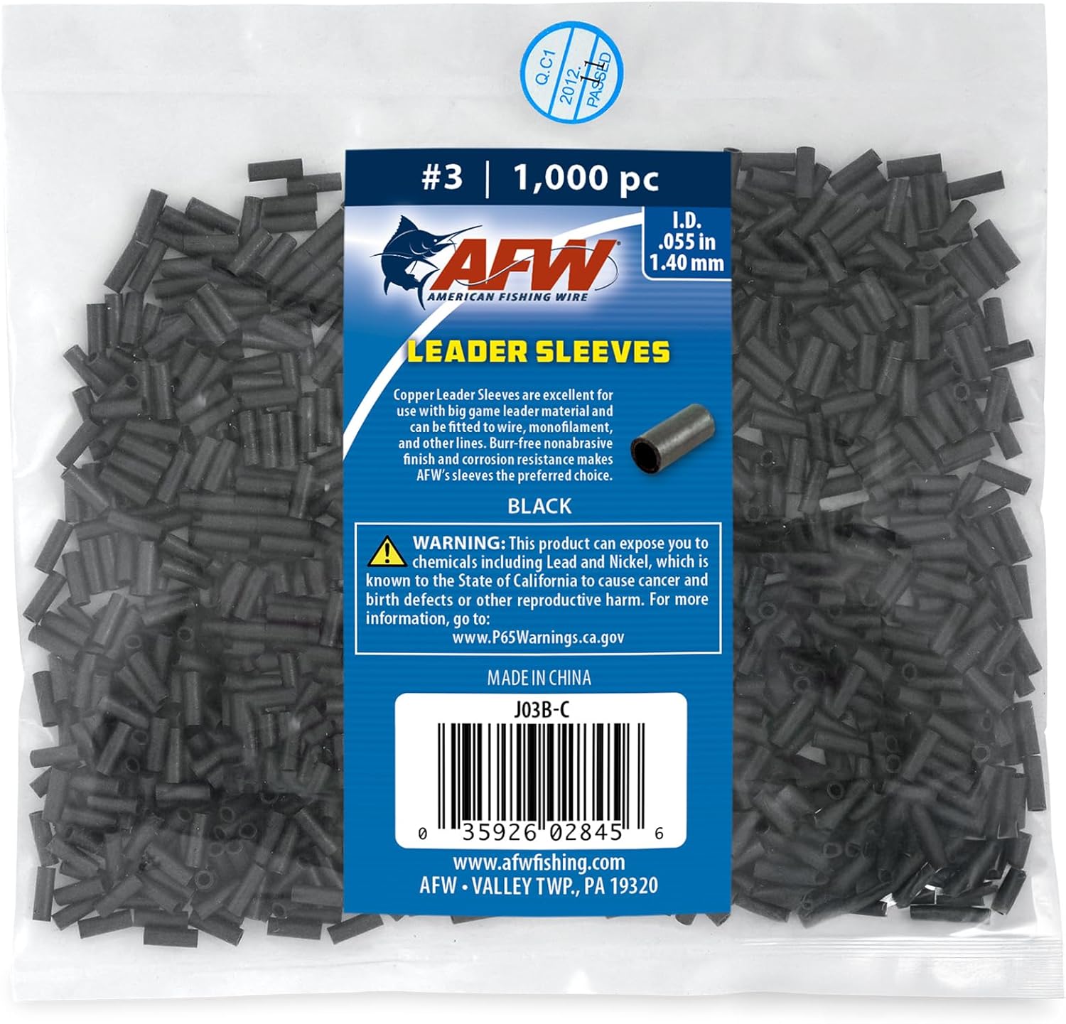 AFW Fishing Crimp Sleeves for Strong and Versatile Rigging