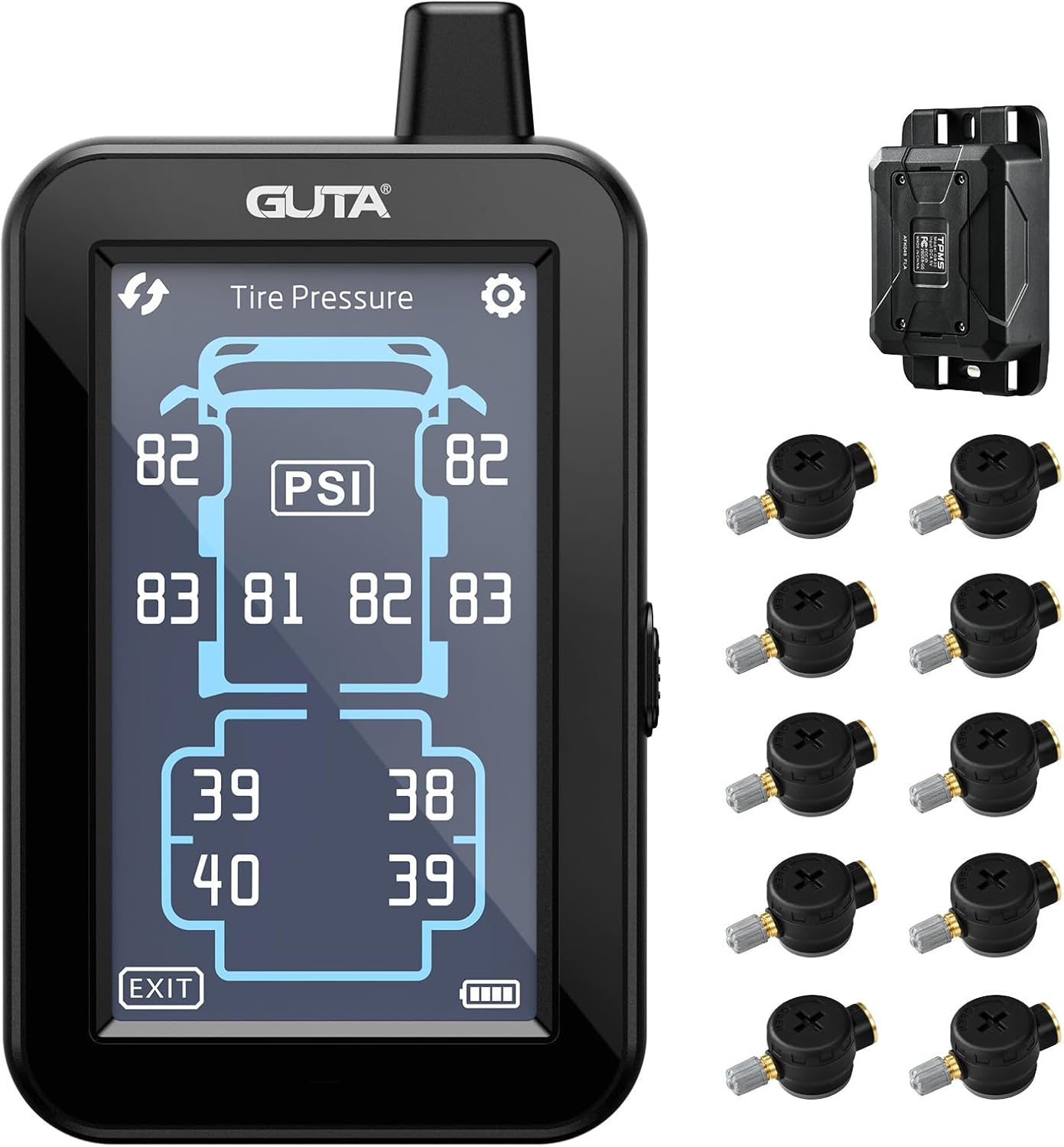 GUTA Tire Pressure Monitoring System with Touchscreen Display