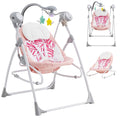 INFANS 2 in 1 Baby Swing and Bouncer - Portable Electric Rocker