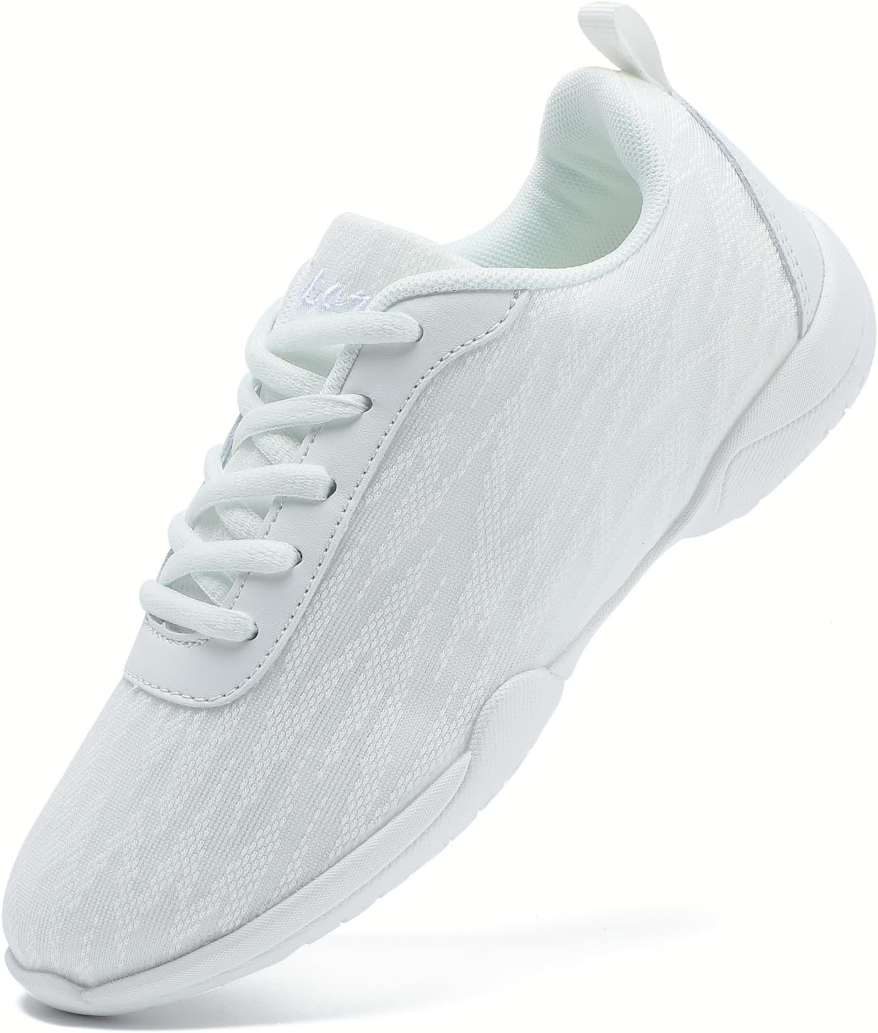 Lightweight Breathable White Cheer Shoes for Girls and Women