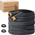 Lightweight Flat Garden Hose 100ft - Flexible Kink-Free Water Hose