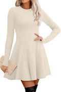 Sweater Dress for Women Ribbed Knit Fit and Flare - Cozy Fall 2025