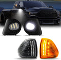 LED Side Mirror Turn Signal Puddle Lights Kit Pack of 4 - Clear Lens