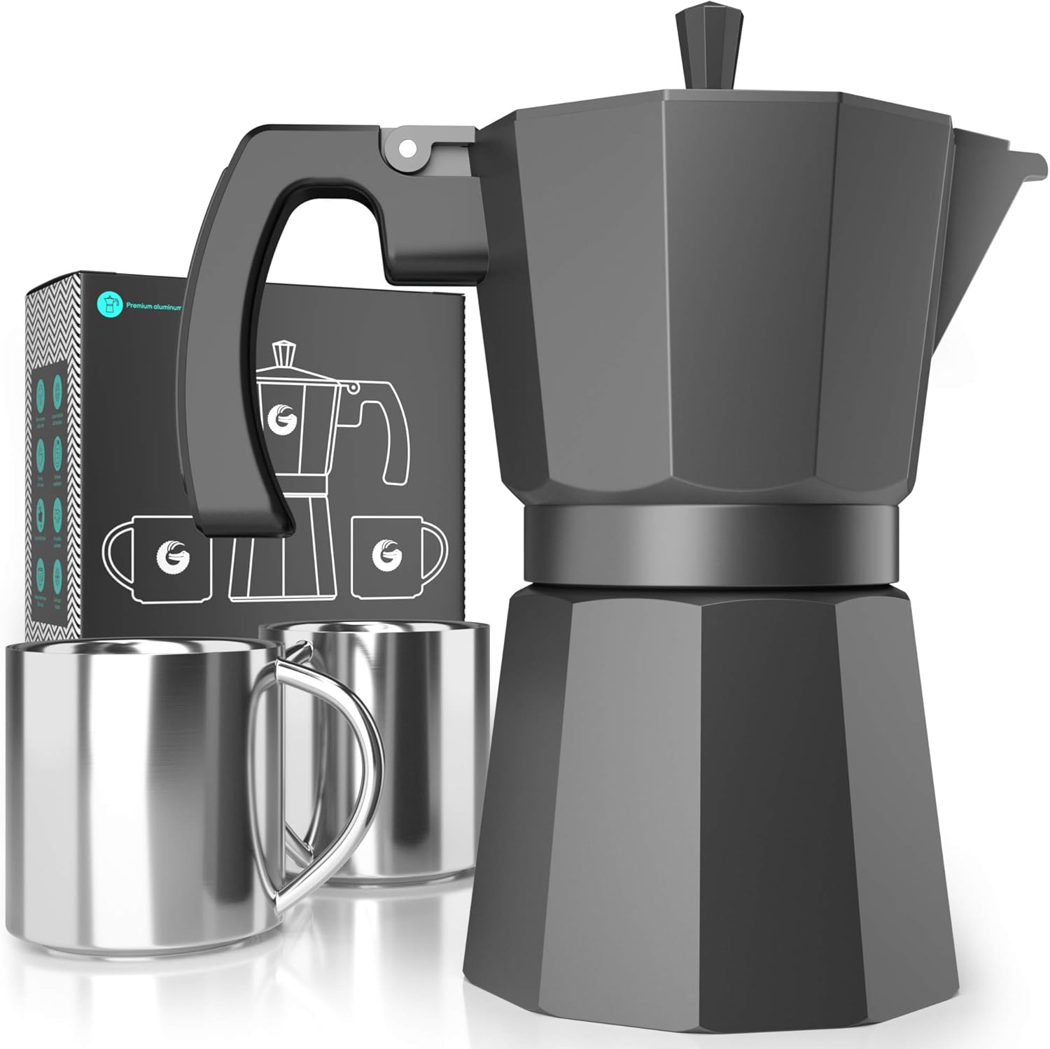Coffee Gator Moka Pot - 6 Cup Stovetop Espresso Maker Review