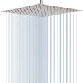 GGStudy 16 Inch Square Stainless Steel Shower Head for Luxury