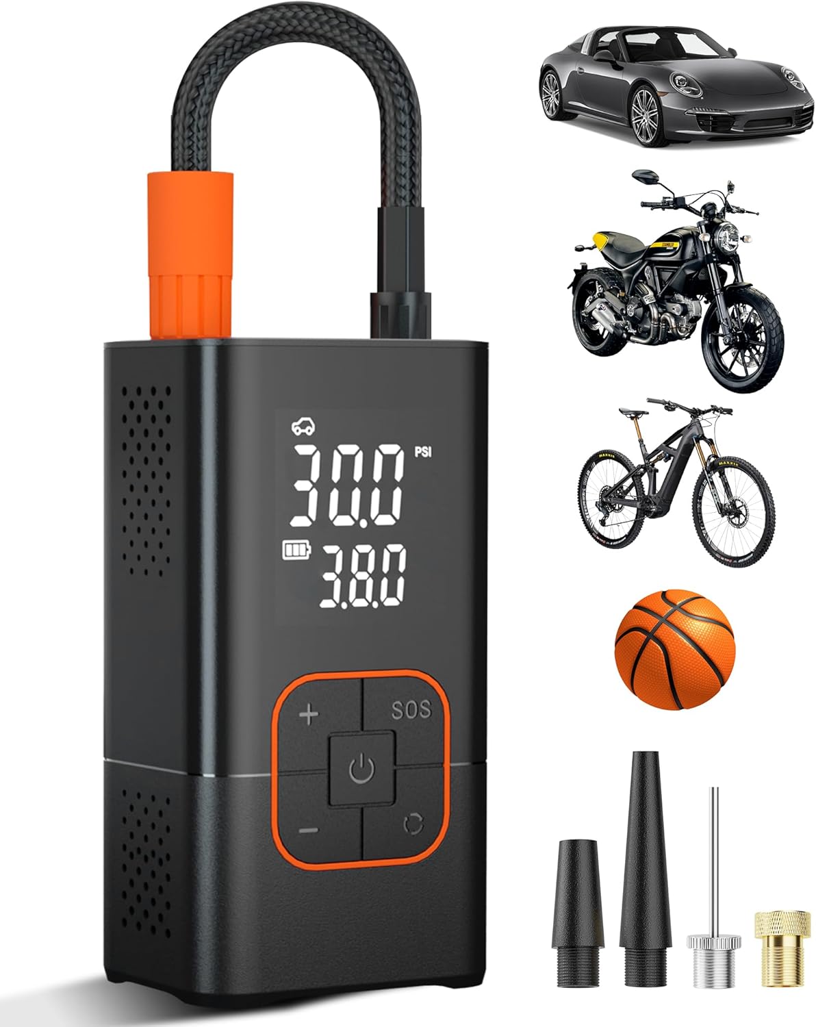 150PSI Cordless Tire Inflator - Quick & Portable