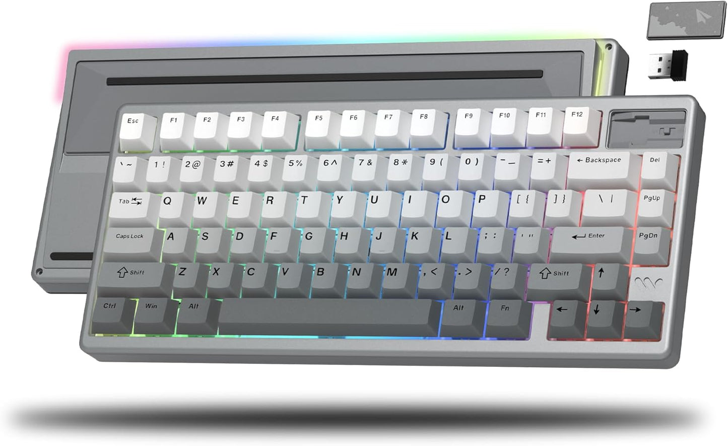 Womier 75% Wireless Mechanical Keyboard with RGB Backlit