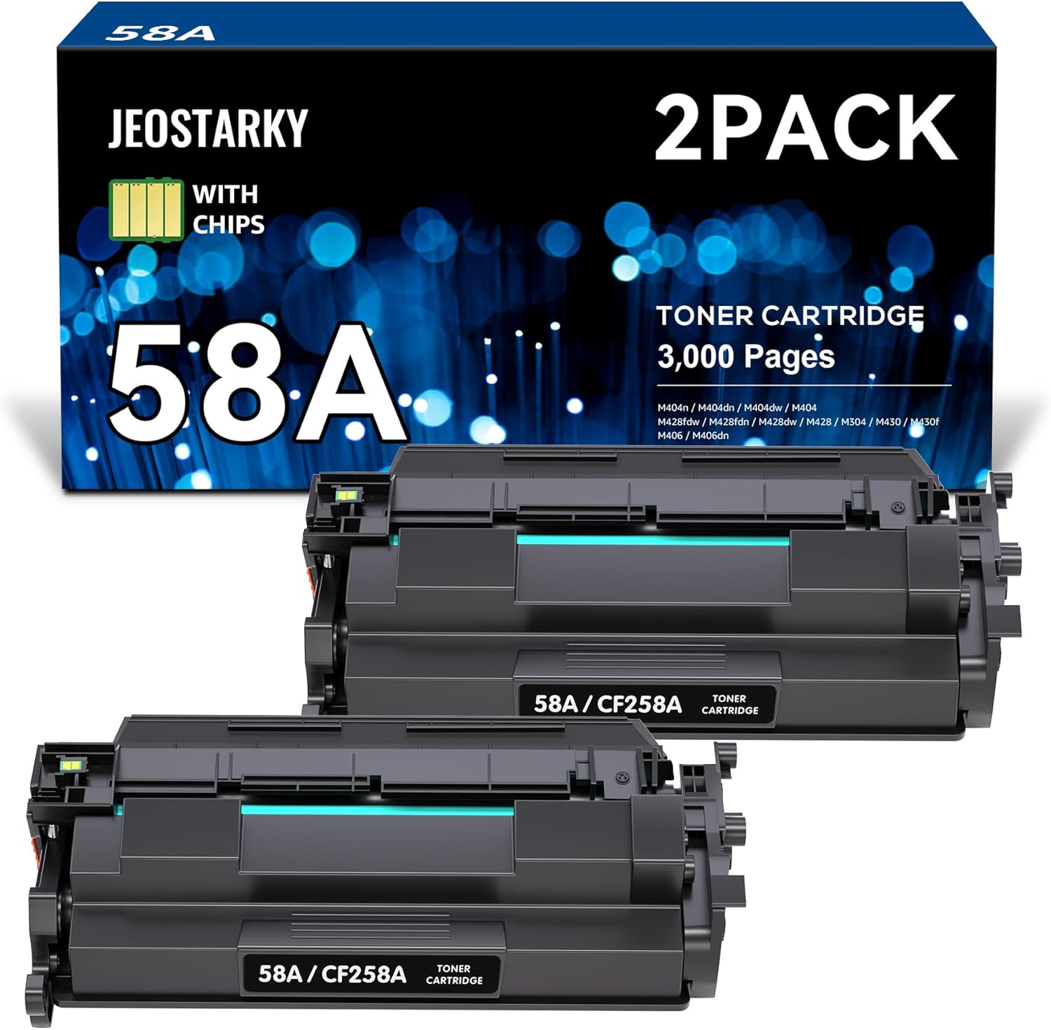 Compatible 58A Toner Cartridge Replacement for Laserjet Printers
