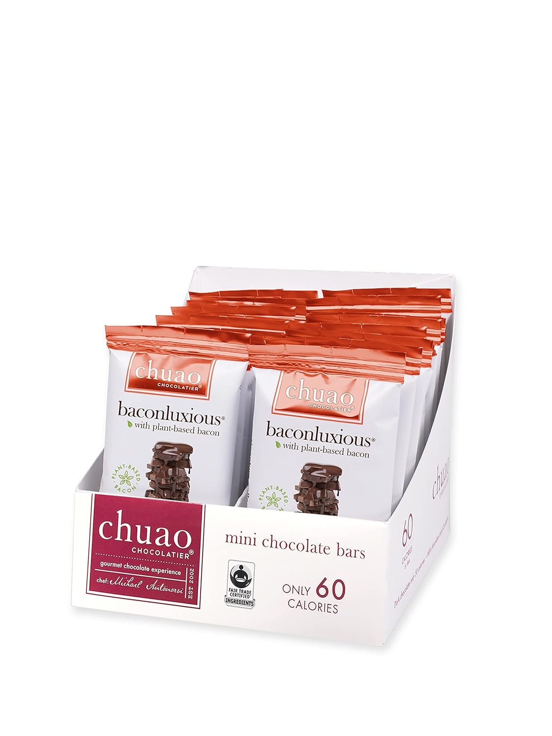 Baconluxious Chocolate Bars with Plant-Based Bacon Delight