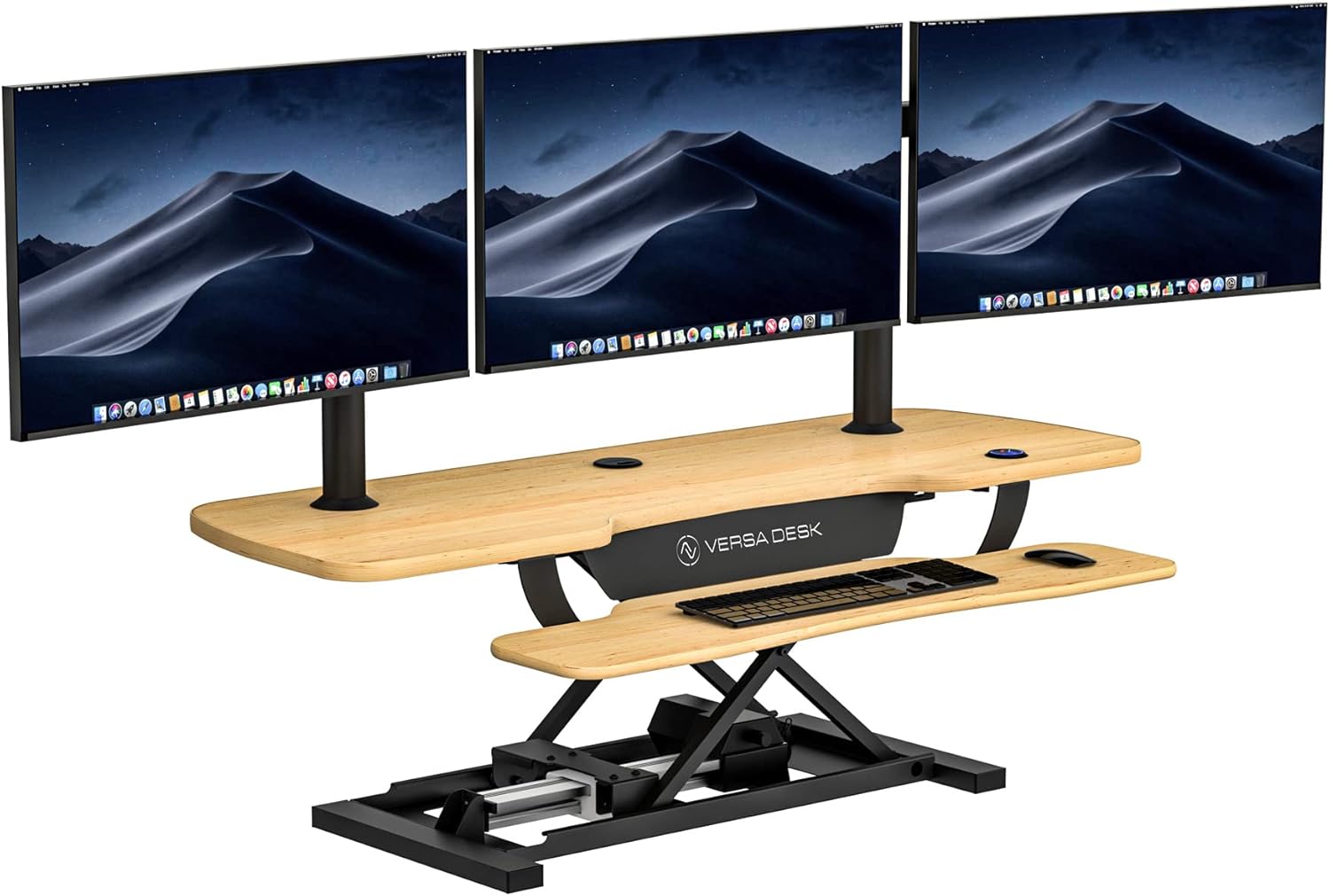 VERSADESK 48 Inch Electric Standing Desk Converter for Home Office