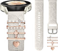 Samsung Galaxy Watch Band with Delicate Flower Engraving
