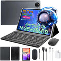 Tablet 10.1in Android 15 with Keyboard and Case - Versatile 3-in-1