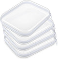 Clear Zipper Makeup Case 4-Pack - Hard PVC Travel Pouches
