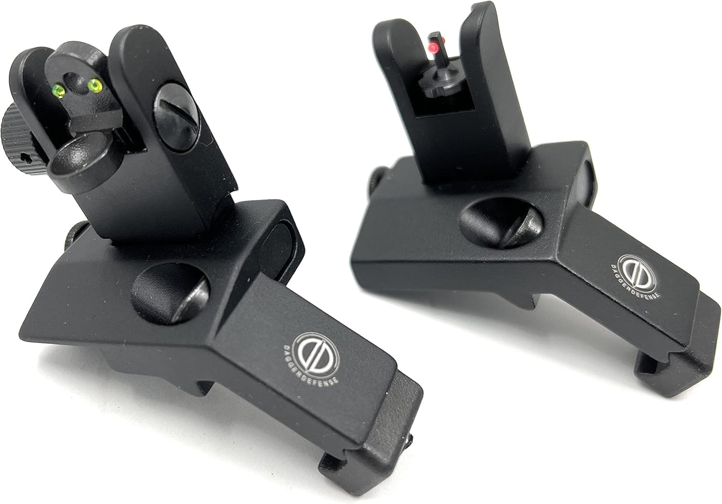 Dagger Defense Fiber Optic BUIS for Enhanced Shooting Accuracy