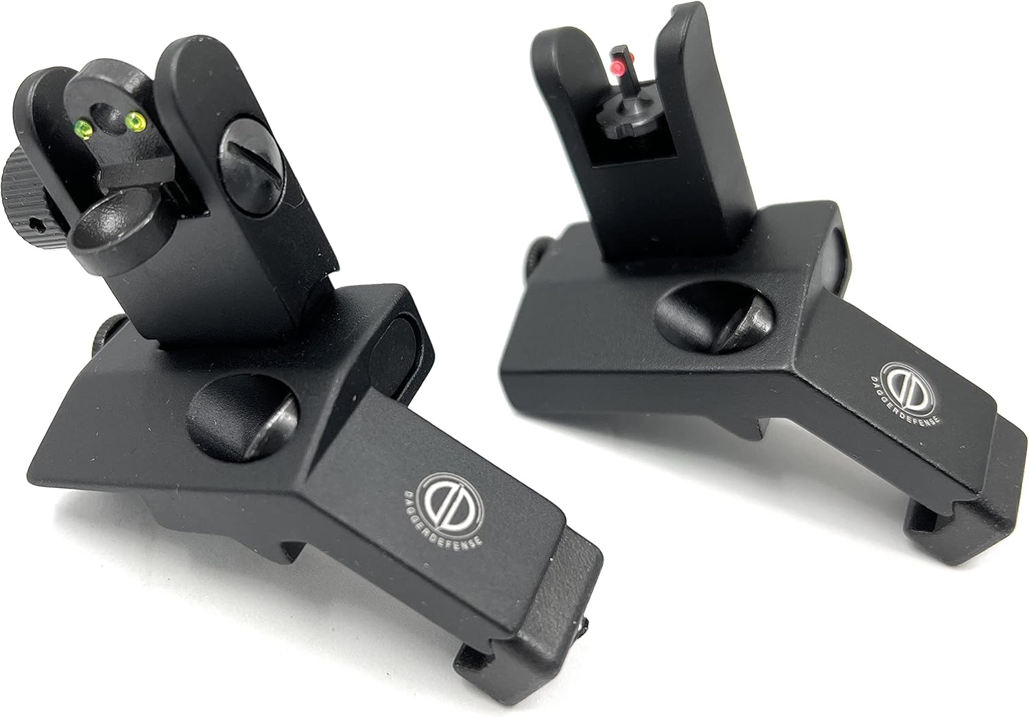 Dagger Defense Fiber Optic BUIS for Enhanced Shooting Accuracy