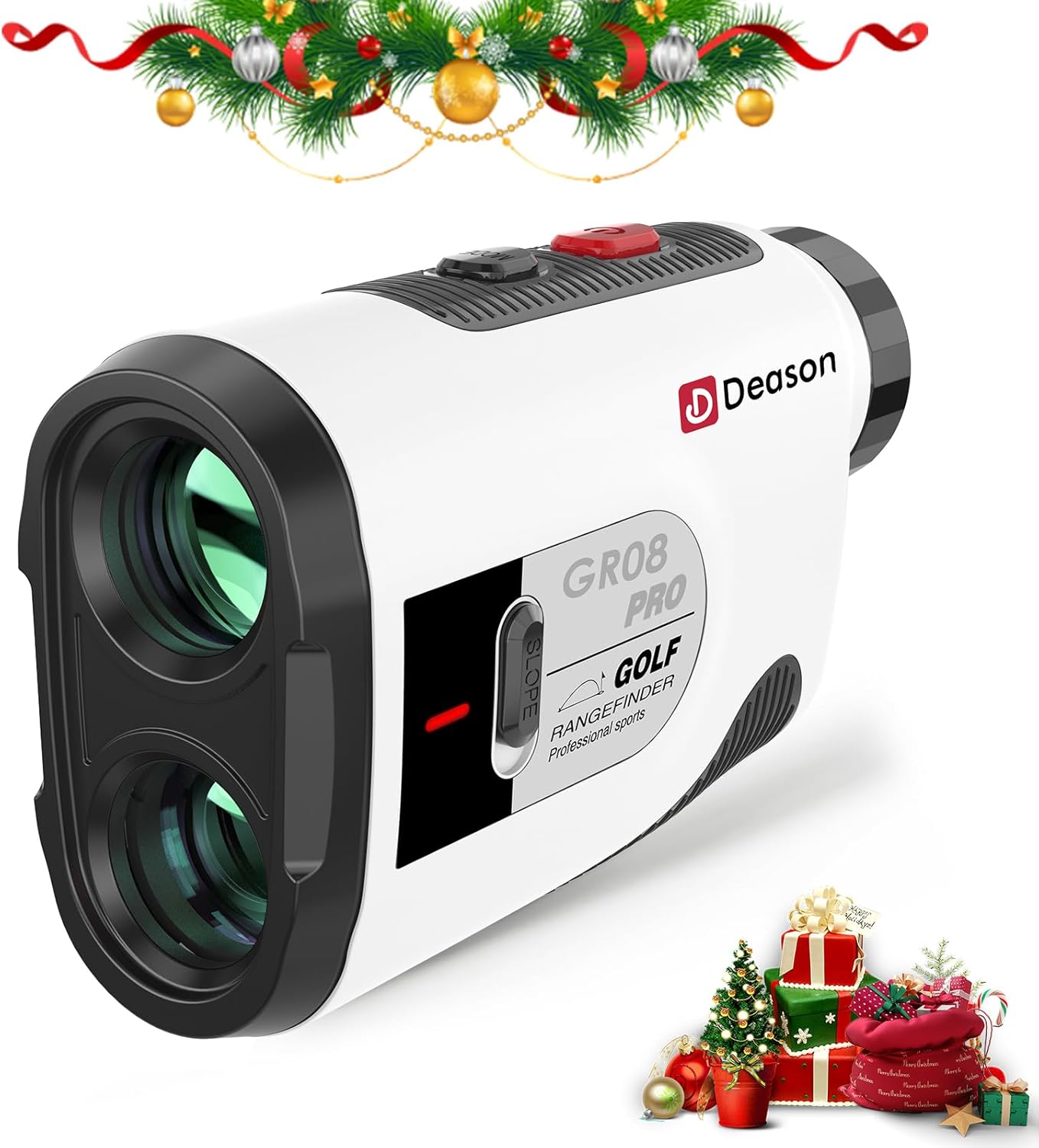DEASON Golf Rangefinder: 1300 Yards Slope, Rechargeable, Flag Lock