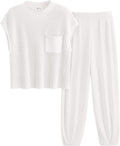 PRETTYGARDEN Womens Two Piece Outfits Sweater Set - Cozy Matching